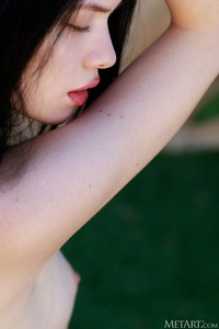 Ariana Mun Enticingly Spreads Legs In Wild Backyard Afternoon Fantasy