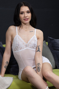 Matty Mila Perez Seduces Michael With Lingerie Tease And Passionate Kisses Leading To Cowgirl Blowjob