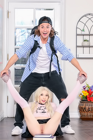 Horny Blond Teen Gets Hardly Ass Fucked